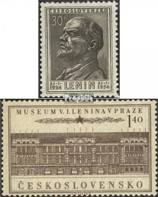 Produktbild von Briefmarken Tschechoslowakei 1954 Mi 844-845 (kompl.Ausg.) postfrisch Lenin
