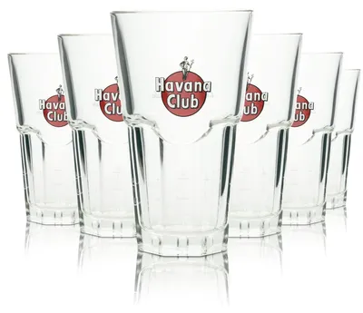 Produktbild von 6x Havana Club Rum Glas 0,35l Longdrink Gläser Gastro Bar Cola Cuba Libre Lime