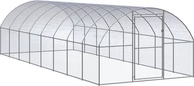 Zdjęcie produktu dla Klatka zewnętrzna dla kurcząt, 3x8x2 m, stal galwanizowana