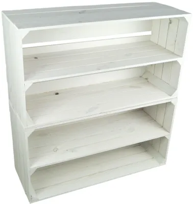 Produktbild von 2er Set grosse Regalkiste Tosca weiss
