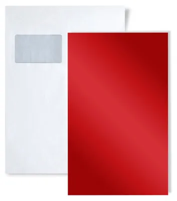Image de 1 ÉCHANTILLON WallFace S-23388 A5 | Panneau mural FASHION Red