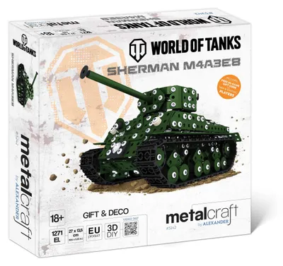 Obrázok produktu pre Mały konstruktor Czołg Sherman M4A3E8