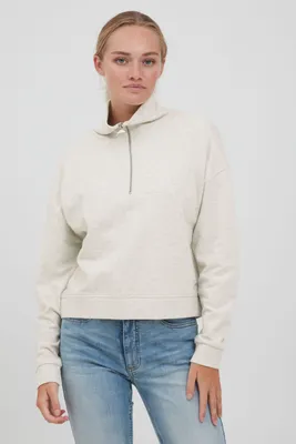 Produktbild von OXMO OXGrethe Troyer Sweatshirt Herren Pullover Sweater mit Stehkragen