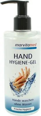 Produktbild von Marvita Med Aloe Vera Hygiene Gel Pump Dispenser 250ml - Wash Without Water