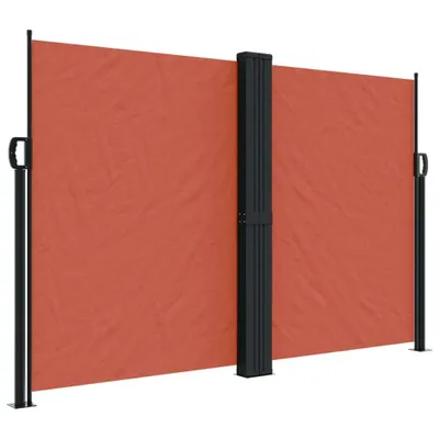 Productafbeelding van Windscherm uittrekbaar 160x1200 cm terracottakleurig