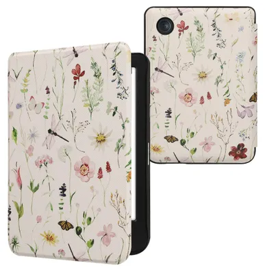 Produktbild von kwmobile Schutzhülle für Kobo Clara BW / Clara Colour / Tolino Shine (5) / Shine Color Hülle - eReader Flip Case mit Auto Sleep Funktion -