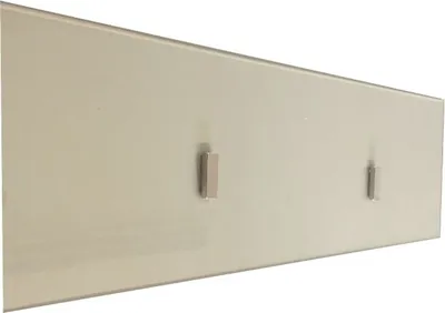 Zdjęcie produktu dla Wytrzymałe ognioodporne szkło kominkowe z 2 magnesami do kominków podłogowych E/R/M