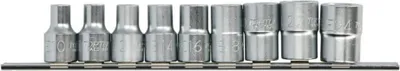 Produktbild von TOPTUL Steckschlüsselsatz GAAG0901 Chrom-Vanadium-Stahl