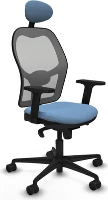 Produktbild von Bürostuhl mit Kopfstütze Piqueras y Crespo 2D036N1 Himmelsblau