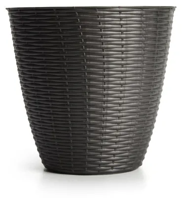 Image de BAMA Cache-pot PAGLIA, anthracite Quantité : 1 pièce, Dimensions : 19 cm