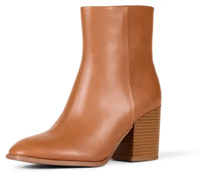 Immagine prodotto di Stivaletti da donna Essentials con tacco liscio, color marrone, taglia 39.5 EU
