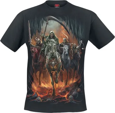 Produktbild von Spiral T-Shirt Herren Revelation schwarz XXL