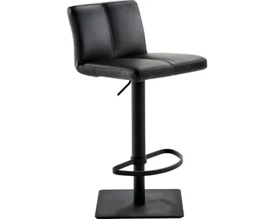 Produktbild von Barstuhl Mayer Sitzmöbel 1285 42 x 46 x 78 cm Stahl schwarz/schwarz 1285_03_81007