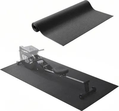 Image de Tapis de protection du sol pour les appareils de sport - tapis de course pour appareils de fitness - taille 915x1980mm - tapis de haute qualité pour appareils de fitness