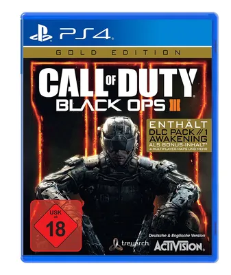 Produktbild von Activision Call of Duty : Black Ops III - Gold Edition, PlayStation 4, Multiplayer-Modus, M (Reif), Physische Medien