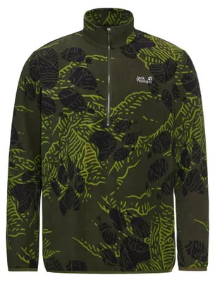 Produktbild von JACK WOLFSKIN Herren Fleecepullover Paw Era 100 Print Half Zip