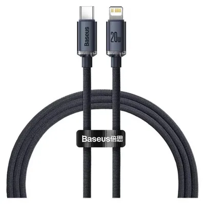 Produktbild von Baseus CAJY000201, Grau, USB C, Lightning, 1,2 m, Männlich, Männlich