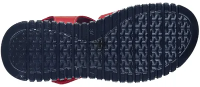 Produktbild von Manitu Damen Sandale mit gepolsterter Lederdecksohle und Klettverschluss 910329, Größe:40 EU, Farbe:Rot