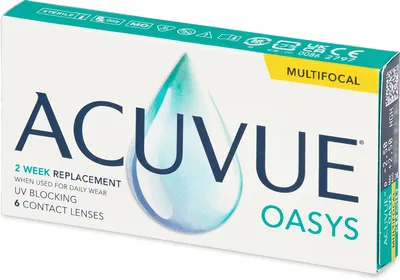 Produktbild von ACUVUE OASYS MULTIFOCAL - 6 weekly lenses - Sph: -1.5, Add: +2.50 hgh, BC: 8.4, D: 14.3
