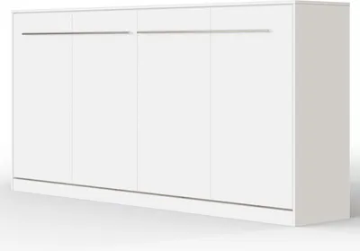 Produktbild von SMARTBett Schrankbett Standard  Weiss 90 Horizontal