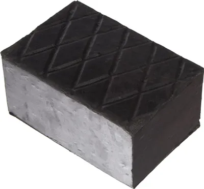 Produktbild von Gummiblock für Hebebühne, Garagenheber, 12 x 8 x 6 cm