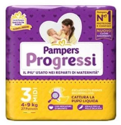 Immagine prodotto di Pampers Progressi Midi 27 Pezzi