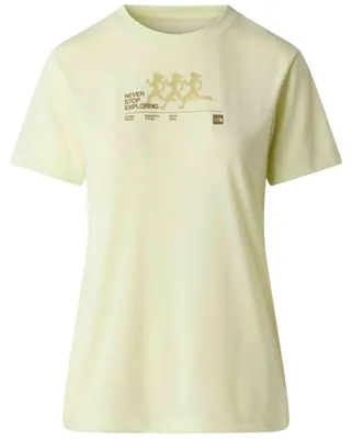 Obrázek produktu pro Dámské tričko The North Face W BITMAP SILHOUETTE SHORT SLEEVES TEE-GR v barvě Lemon Mist