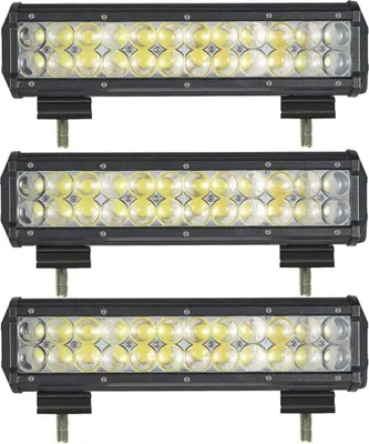 Produktbild von Greenmigo 3X 72W LED Zusatzscheinwerfer 12V 24V 7200LM Arbeitsscheinwerfer LED Scheinwerfer IP67 Wasserdicht Abstrahlwinkel 90 Grad Flutlichtstrahler