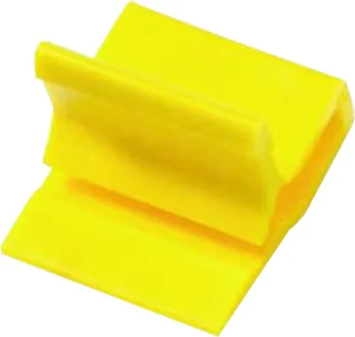 Produktbild von Briefklemmer Zacko 11x14 mm VE=10x120 Stück gelb