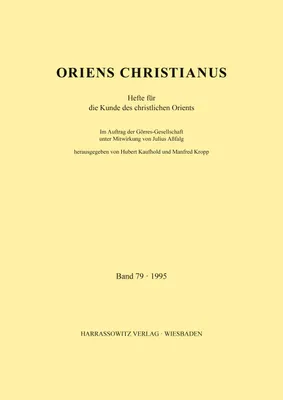 Produktbild von Oriens Christianus 79 (1995)