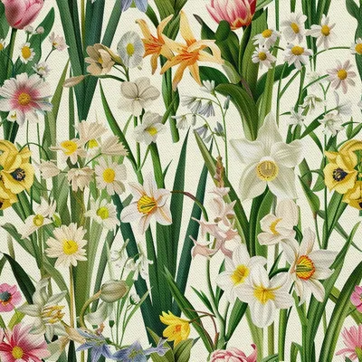 Productafbeelding van Buitenkussens Oxford - Motief: Lente I DX7583