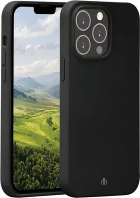 Image de DBRAMANTE1928 DBMO61NIBL1645 - Coque Monaco - Night Black iPhone 14 Pro
