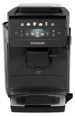 Imagen del producto de Siemens EQ600 iAroma TP603E08, máquina de café espresso, 1,8 litros, granos de café, molinillo integrado, 1500 W, color negro