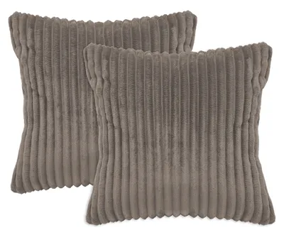 Produktbild von Kopfkissenbezug 2-teilig, 100% Polyester, 40x40 cm, taupe