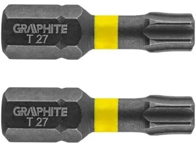 Immagine prodotto di GRAPHITE Punte a percussione TX27 x 25 mm, 2 pz.