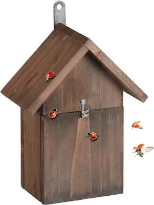 Produktbild von relaxdays Marienkäferhaus aus Holz
