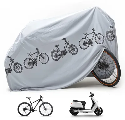Produktbild von Motorradabdeckung, Motorradplane, wasserdichte Motorradabdeckung, winterfeste Motorradabdeckung, Abdeckung für Mopeds und Roller, Plane für Motorräder und Roller (200 cm x 100 cm)