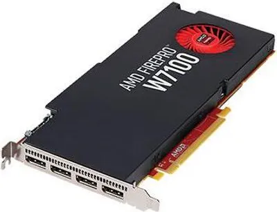 Produktbild von HPE AMD FirePro W7100 Accelerator Kit, FirePro W7100, 8 GB, GDDR5, 256 Bit, 4096 x 2160 Pixel, PCI Express 3.0