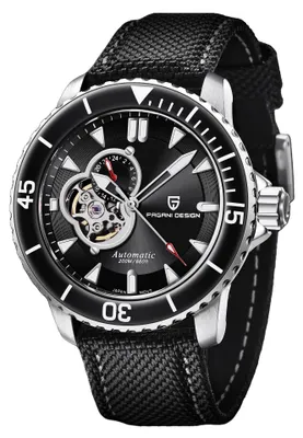 Produktbild von Herrenuhr Pagani Design Segnity, Automatik, Edelstahl, Schwarz / Schwarz