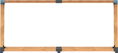 Produktbild von Westmann Lärchenholz Kaminholzregal Michel 8 Außenbereich Natur 378x40x180 cm