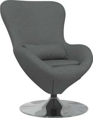 Produktbild von vidaXL Eiersessel Dunkelgrau 63 x 73 x 90 cm Stoff