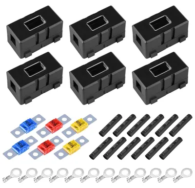 Midi-Sicherungshalter, 6 Stück, 40-60 A, für Auto und LKW