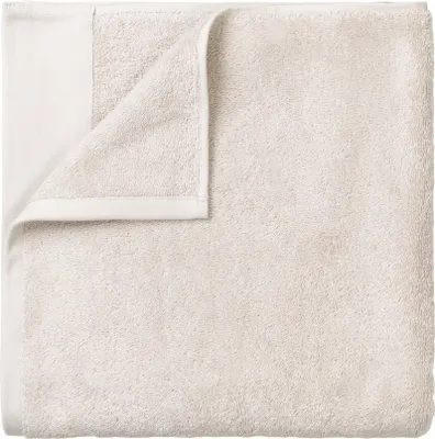 Produktbild von Blomus Sauna Handtuch RIVA, Badehandtuch, Saunatuch, Baumwolle, moonbeam, 200 x 100 cm, 69249