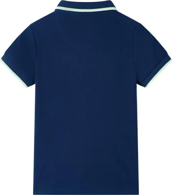 Produktbild von vidaXL Kinder-Poloshirt Marineblau 140