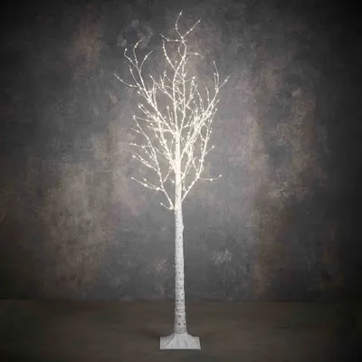 Produktbild von Luca Lightning LED Deko Birke mit Timer 180 cm warmweiß
