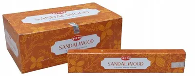 Produktbild von HEM Premium Pulver-Räucherstäbchen Sandelholz 180g