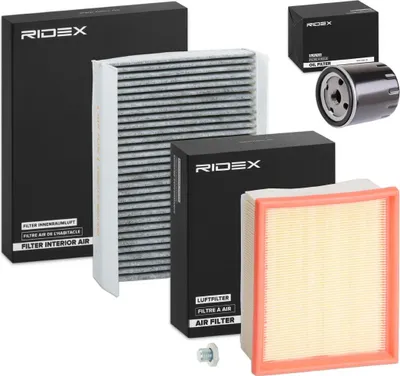 Produktbild von RIDEX Filterset Inspektionspaket Filtersatz für CITROËN XSARA PICASSO (N68)