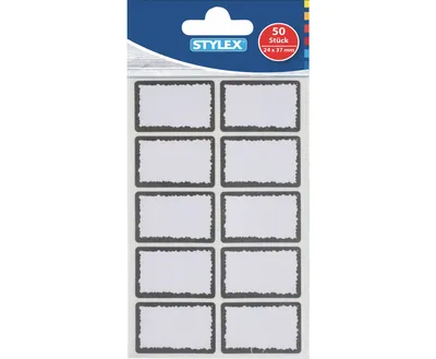 Produktbild von Stylex 366650 Tiefkühletiketten, weiß, 24 x 37 mm, 50 Stück