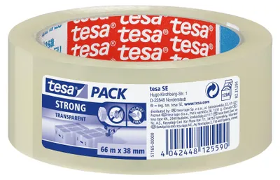 Imagen del producto de Cinta adhesiva para embalaje TESA, estrecha, 1 unidad, color marrón