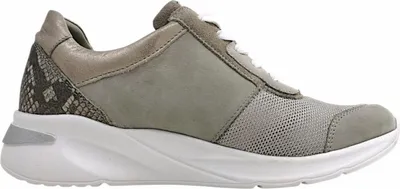 Imagen del producto de Zapatos deportivos para mujer Waldläufer H-DILANA, tipo cordones, color beige, para uso diario